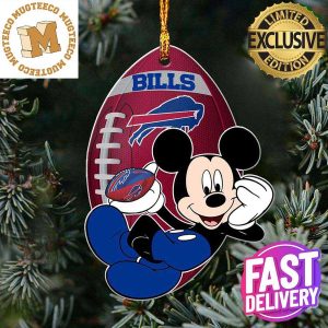 Buffalo Bills NFL Disney Mickey Mouse Xmas Gifts For Fans Personalized Christmas Tree Decorations Ornament