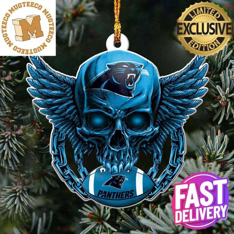 NFL Carolina Panthers Santa Claus Gnome NEW Holiday decoration lawn ornament