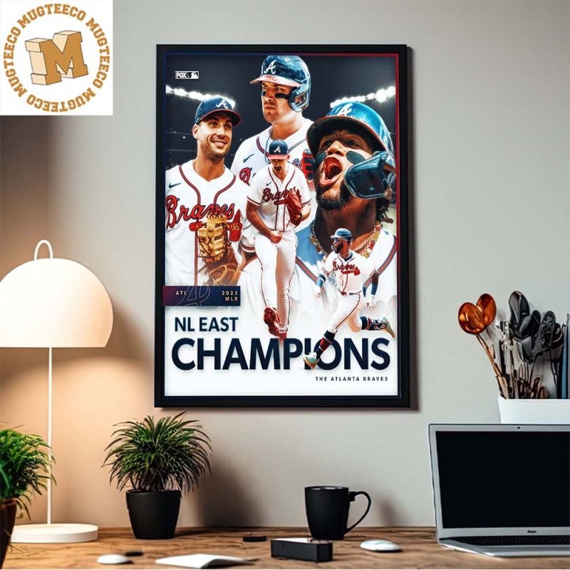 Atlanta Braves 2023 NL East Champions Poster - Icestork