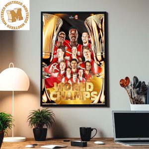 Congrats German Basketball Team First Ever World Champions FIBA Basketball World Cup 2023 Home Decor Poster Canvas