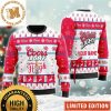 Coors Light Pine Tree Christmas Forest Knitting Red Holiday Ugly Sweater