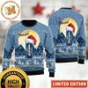 Corona Extra Beer Snowflakes Reindeer Knitting Personalized White And Blue Christmas Ugly Sweater