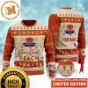 Crown Royal Big Logo With Snowflakes And Reindeer Knitting Pattern Christmas Ugly Sweater 2023