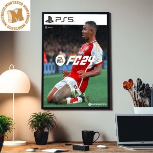 EA Sports FC24 Gabriel Jesus Athlete Game Cover Home Decor Poster Canvas