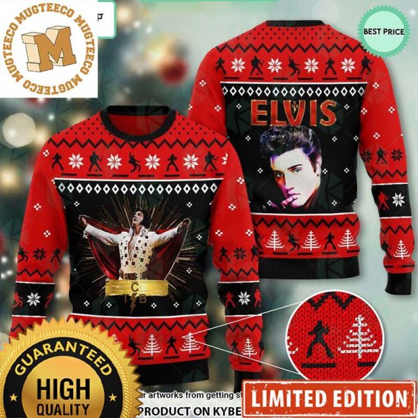 Elvis Presley Ugly Christmas Sweater 2023