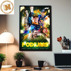 Formula 1 Oscar Piastri Becomes The Sixth Driver From Down Under To Score A Podium Go Aussie Go Decor Poster Canvas
