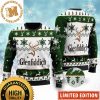 Glenfiddich Whisky Logo Snowflakes Reindeer Personalized Knitting Green Christmas Ugly Sweater