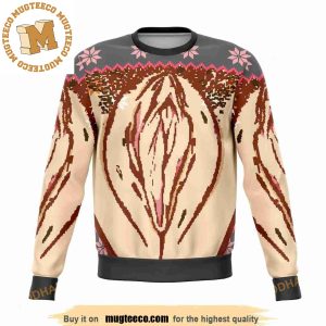 Good Puy Vagina Paiting Funny Christmas Ugly Sweater 2023