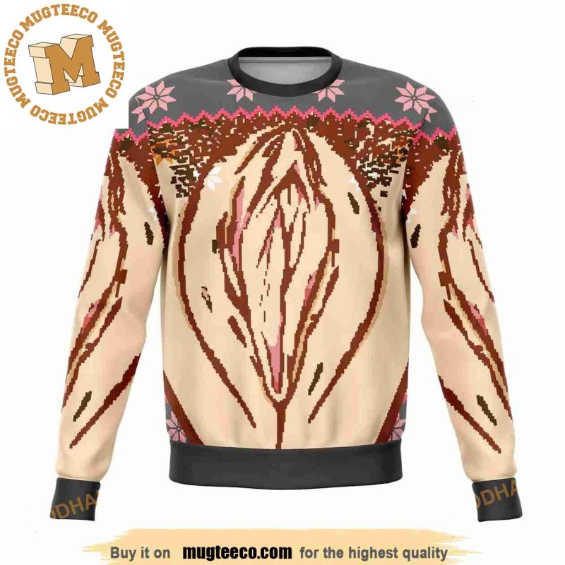 NICE) Louis Vuitton Red 3D Ugly Sweater - Hothot