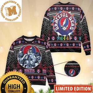 Grateful Dead Band Members Xmas Gifts Ugly Christmas Sweater