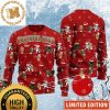 Grateful Dead Kansas City Chiefs Santa Hat Logo Ugly Christmas Sweater 2023