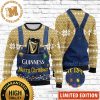 Guinness Beer Magic Black Water Snowflakes Pine Tree Weed Christmas Ugly Sweater 2023