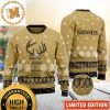 Guinness ESTD 1759 Big Logo Classic Beer Colorway Snowflakes Knitting Christmas Ugly Sweater