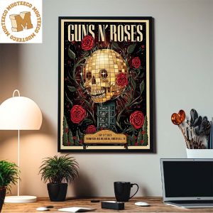 Guns N Roses Knoxville TN Thompson Boling Arena Back In The City Tonight Sep 12th 2023 Home Decor Poster Canvas