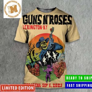 Guns N Roses Lexington KY Ready To Rock Rupp Arena Sep 6 2023 Poster All Over Print Shirt