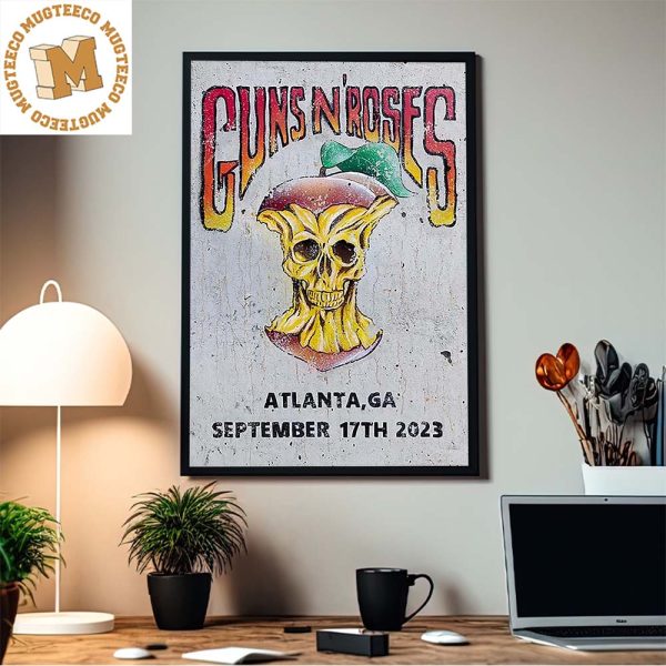 Guns N Roses Music Midtown Event Sept 17 2023 Home Decor Poster Canvas