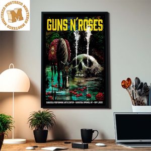 Guns N Roses Saratoga Performing Arts Center Saratoga Springs NY Sep 1 2023 Home Decor Poster Canvas