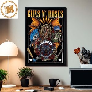 Guns N Roses Toronto Rogers Centre September 3th 2023 Home Decor Poster Canvas
