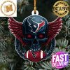 Houston Texans NFL Grinch Candy Cane Personalized Xmas Gifts Christmas Tree Decorations Ornament