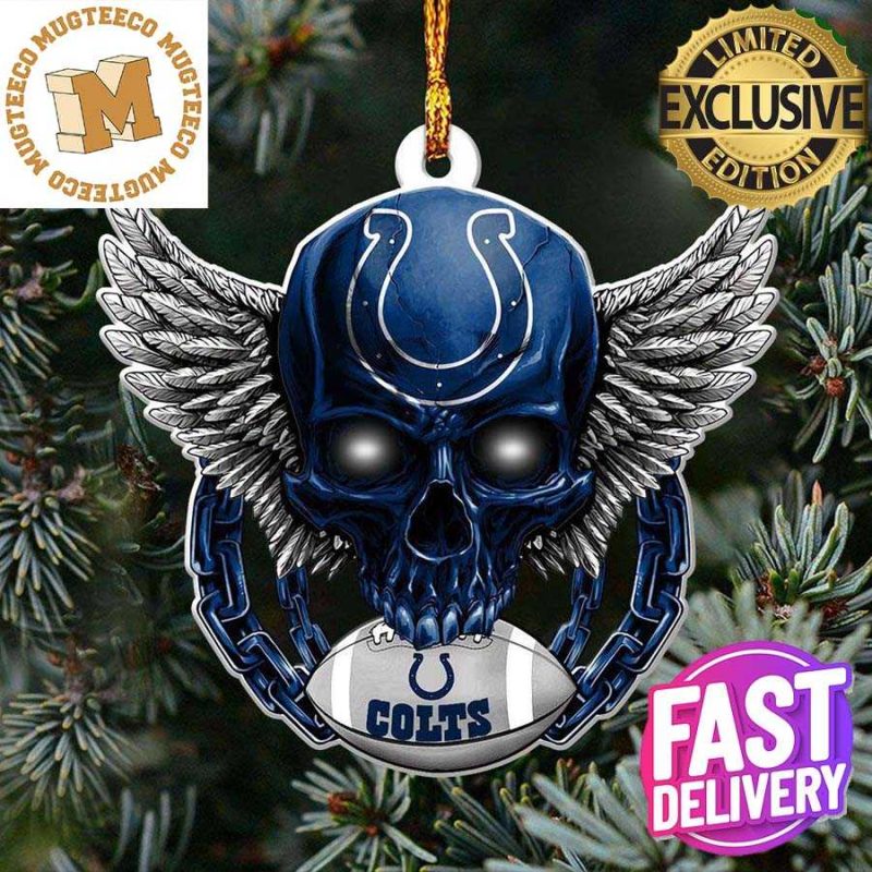 Indianapolis Colts NFL Football Skull Xmas Gifts Christmas Tree ...
