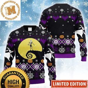 Jack In The Nightmare Before Christmas Vintage Holiday Ugly Sweater