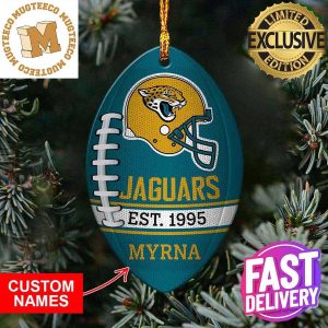 Jacksonville Jaguars NFL Football Personalized Xmas Gift For Fans Christmas Tree Decorations Ornament