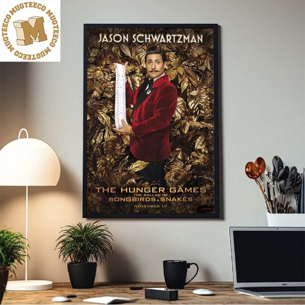 Jason Schwartzman Stars As Lucky Flickerman In The Hunger Games The Ballad Of Songbirds And Snakes Decor Poster Canvas