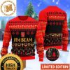 Jim Beam Bourbons Full Of Christmas Spirit Probably Jim Beam Red And White Christmas Ugly Sweater