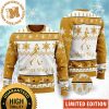 Bacardi Rum Wine Big Logo Snowflakes And Reindeer Personalized Christmas Ugly Sweater 2023