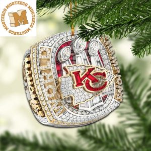 Kansas City Chiefs Super Bowl LVII Champions Ring Christmas Tree Decorations Ornament