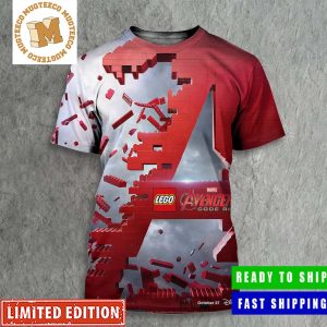 Lego Marvel Avengers Code Red Get Ready To Assemble Official Poster All Over Print Shirt