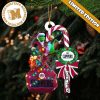 Los Angeles Lakers NBA Grinch Candy Cane Personalized Xmas Gifts Christmas Tree Decorations Ornament