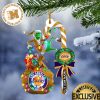 Memphis Grizzlies NBA Grinch Candy Cane Personalized Xmas Gifts Christmas Tree Decorations Ornament