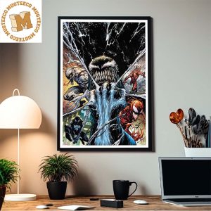 Marvel Venom Covers Venomized By Tyler Kirkham Home Decor Poster Canvas