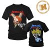 Metallica Damage Inc Historia 2023 Tour Two Sides Print Unisex T-Shirt