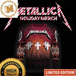 Metallica Master Of Puppets Holiday Merch Knitted Christmas Ugly Sweater