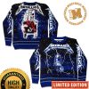 Metallica Merry Christmas Master Of Puppets Santa Snowy Night Holiday Ugly Sweater 2023