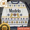 Jagermeister The Deer Big Logo For Wine Addict Snowflakes Knitting Holiday Ugly Sweater 2023