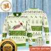 Monster Energy Logo Christmas Scenes Knitting Pattern Signature Black And Green Holiday Ugly Sweater