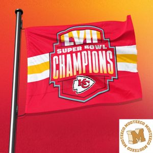 NFL Kansas City Chiefs Super Bowl LVII Champions Red Wednesday Flag