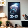 Justin Jefferson Minnesota Vikings 5000 Receiving Yards In Just 52 Games Home Decor Poster Canvas