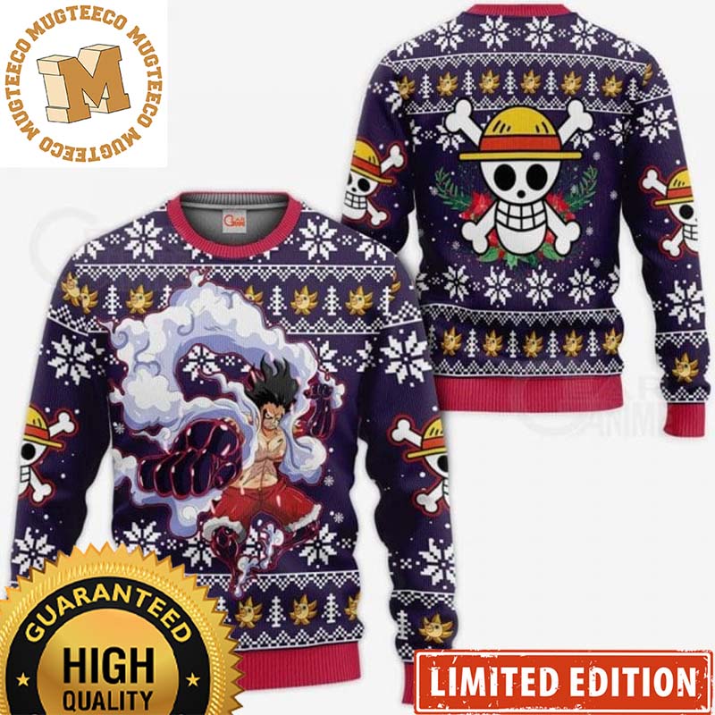 One Piece Straw Hat Pirates Team Ugly Christmas Sweater Xmas Gift