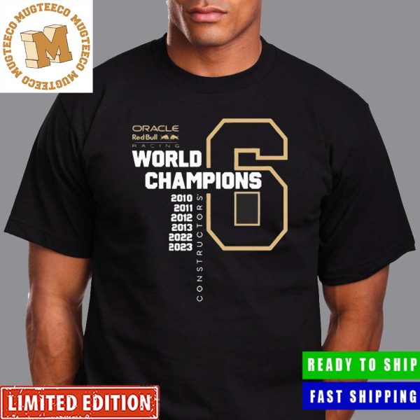 Oracle Red Bull Racing 6 World Constructors Champions 2023 Unisex T-Shirt