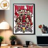 Pearl Jam With Inhaler Eagles Astronaut Hockey Chicago Event At United Center Sept 5 2023 Decor Poster Canvas