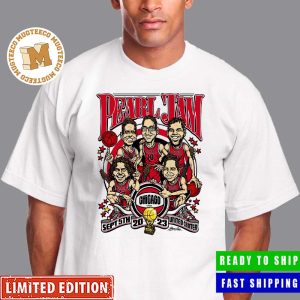 Pearl Jam Chicago Event At United Center Sept 5th 2023 Chicago Bulls Style Poster Unisex T-Shirt