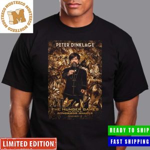 Peter Dinklage Stars As  Casca Highbottom In The Hunger Games The Ballad Of Songbirds And Snakes Poster Unisex T-Shirt