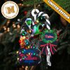 Oakland Athletics MLB Grinch Candy Cane Personalized Xmas Gifts Christmas Tree Decorations Ornament