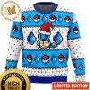 Pokemon Santa Pikachu Pixel Style Knitted Pokeball And Lightning Ugly Christmas Sweater 2023