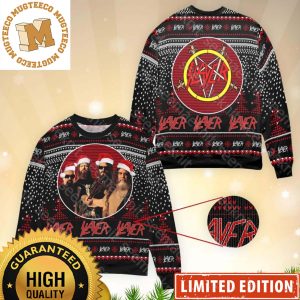 Slayer All I Want Is Slayer Personalized Christmas Ugly Sweater