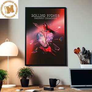 Rolling Stone Hackney Diamonds New Studio Album Released October 20th 2023 Decor Poster Canvas